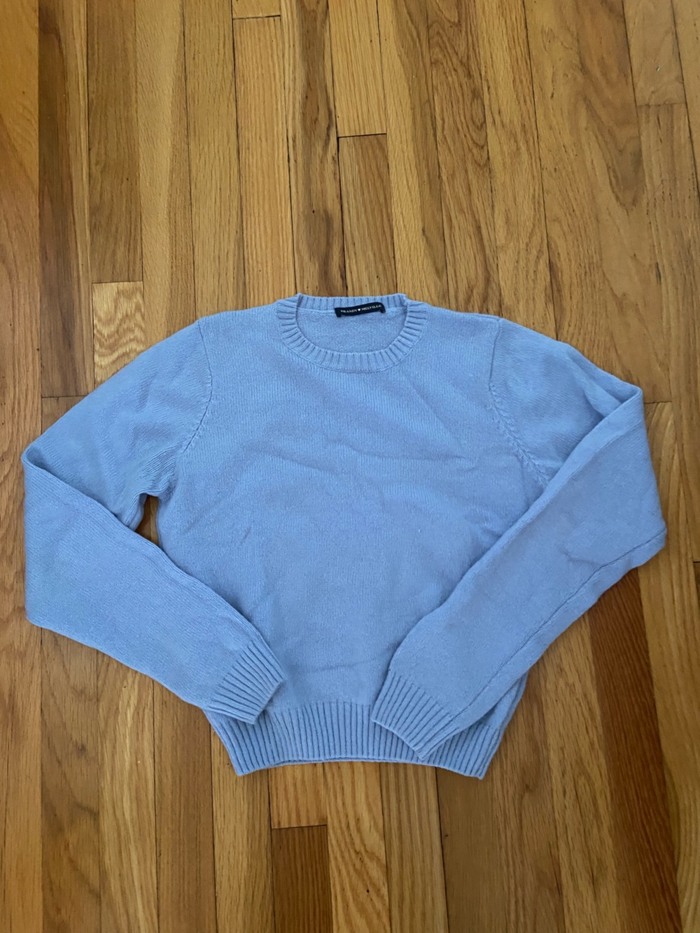 Brandy Melville Light Blue Crewneck Sweater
